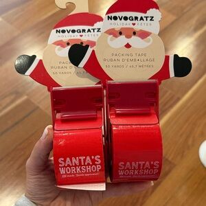 Novogratz Santa's Workshop Packing Tape